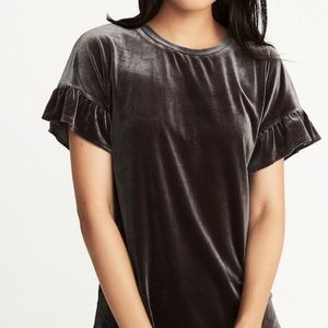 NWT Velvet flutter sleeve top.